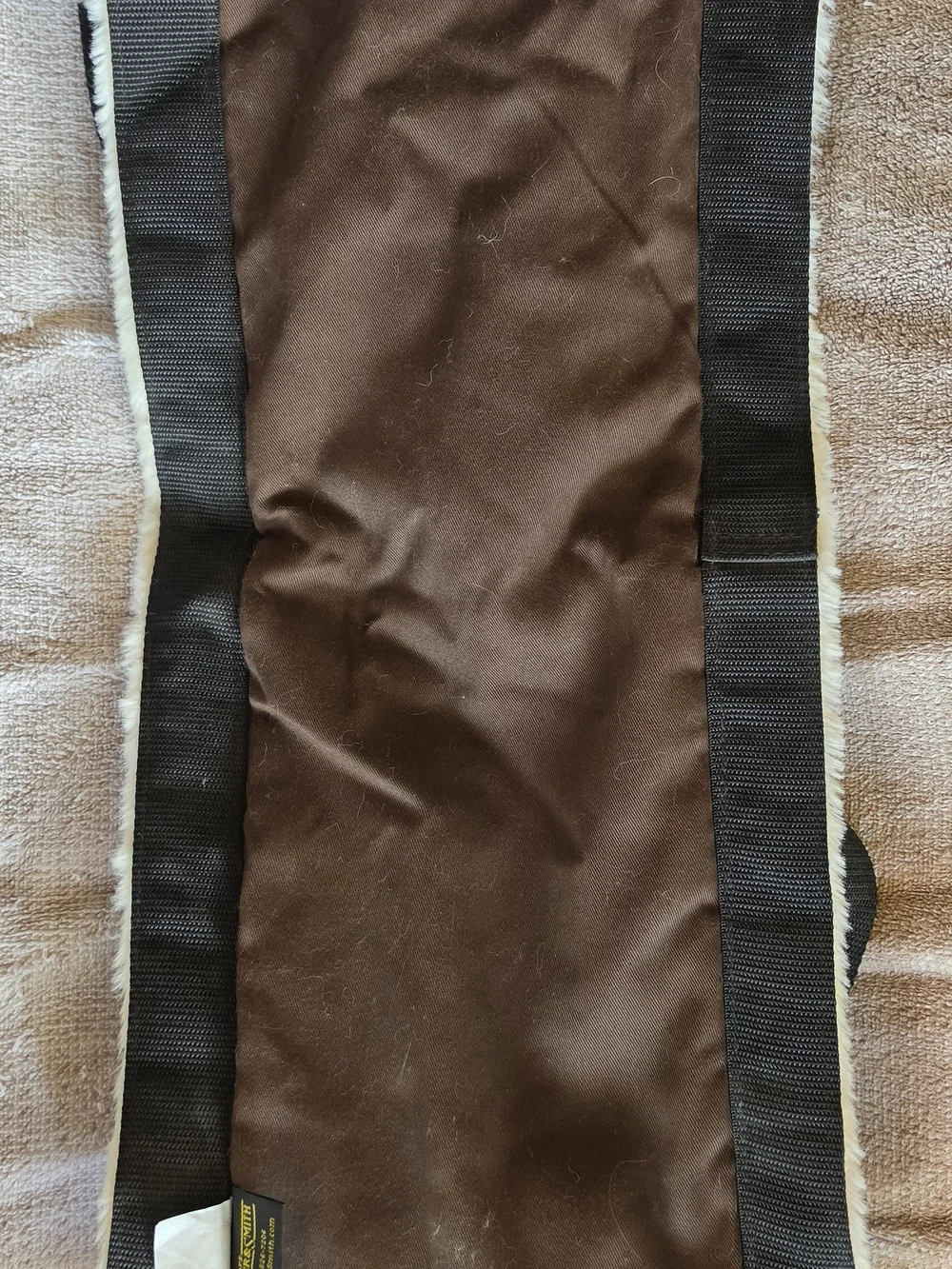 Drs Foster & Smith Dog Lift Harness Sling Large Brown Fleece Lined